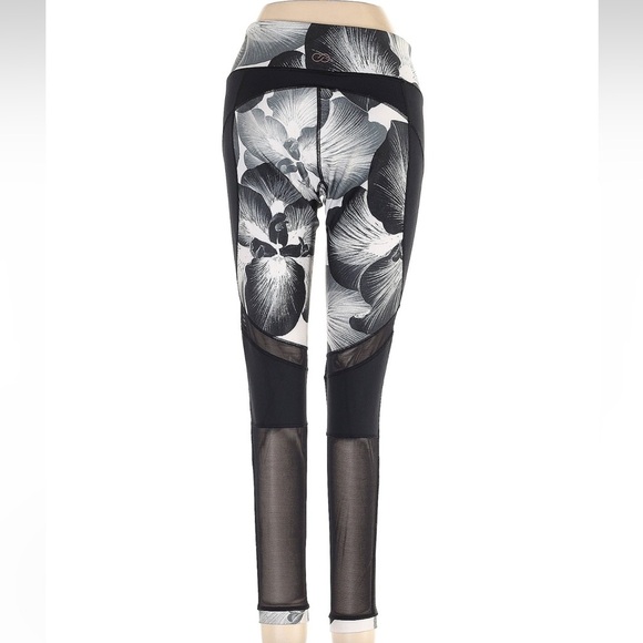 Calia by Carrie Underwood Essential Print 7/8 Leggings Size Small S Floral Mesh - Picture 3 of 5